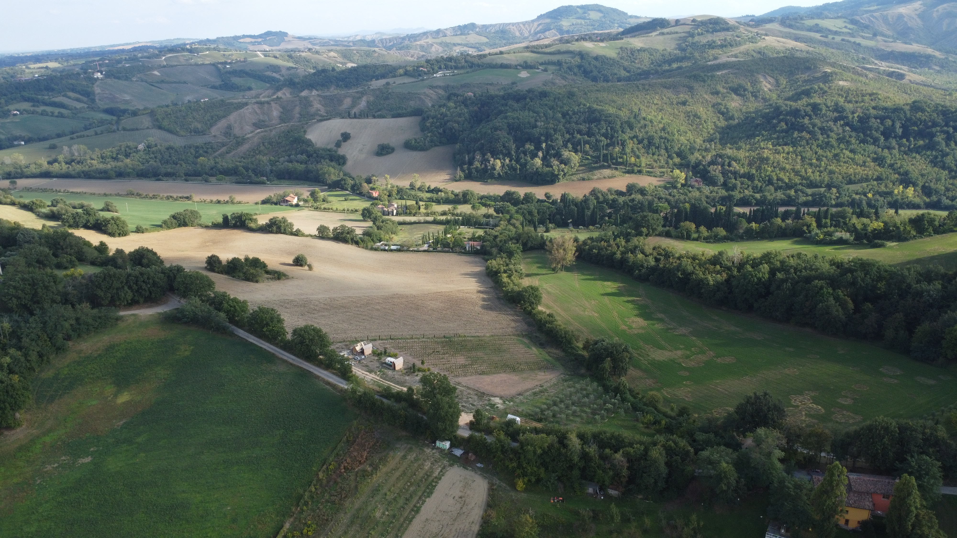 Farm aerial view